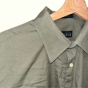 Perry Ellis Portfolio Stain-Resistant Long Sleeve Button-Down Shirt